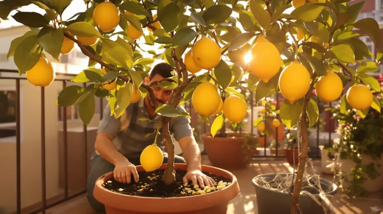 Citronnier qui ne donne rien : enterrez ce déchet de cuisine au pied, il peut le couvrir de fruits