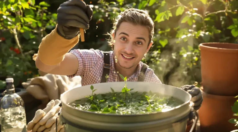Comment j’ai fabriqué un purin d’ortie sans odeur pour fortifier naturellement tout le jardin