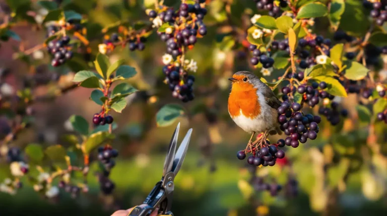 Les rouges-gorges ne quitteront plus votre jardin avec cet arbuste à baies très populaire, à une condition