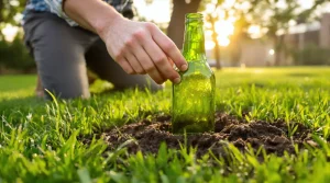 Les taupes ont quitté son jardin depuis qu’il enterre cet objet qu’on jette tous à la poubelle