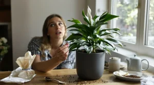 Votre lys de paix ne fleurit plus ? Ce déchet de cuisine le couvre de fleurs, voici pourquoi